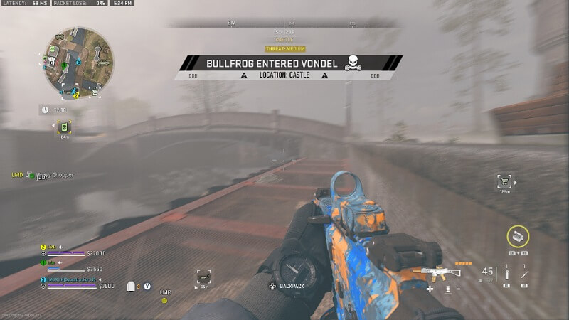Bollfrog in Strike Team DMZ Mission