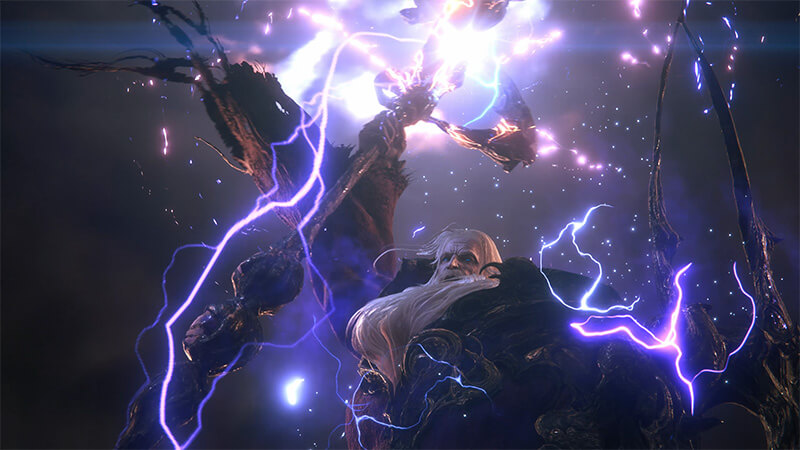 Final Fantasy 16's Ramuh Eikon.