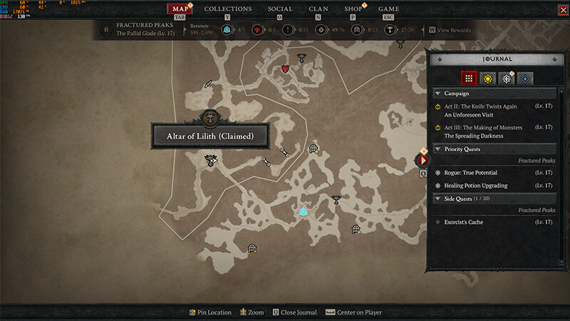 Fractured Peaks The Brinewood Altar of Lilith