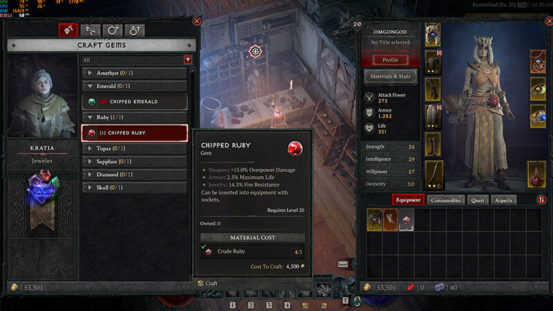 Gem Crafting