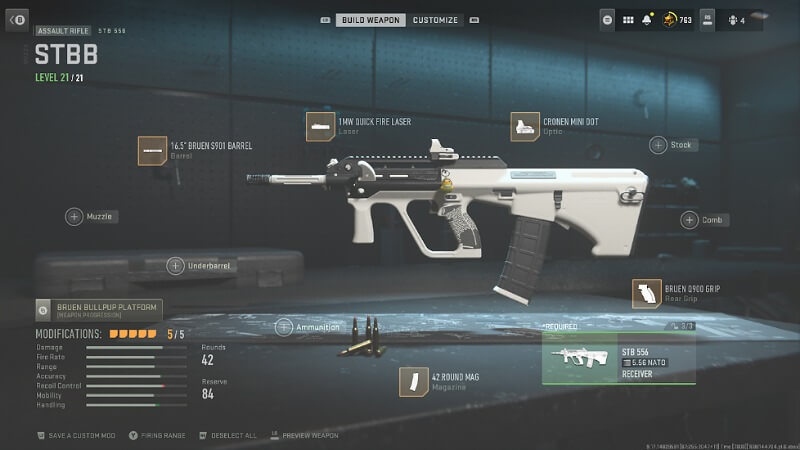 STB 556 Loadout MW2