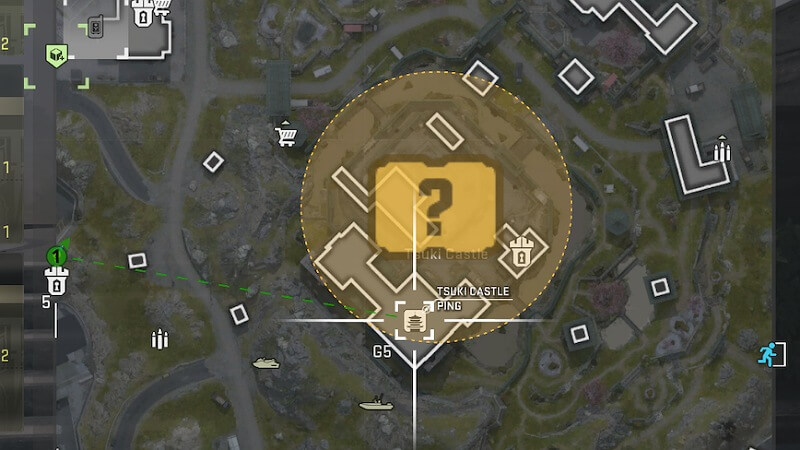 Bombmaker location in Tsuki Castle