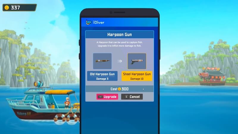 How To Upgrade the Harpoon in Dave The Diver