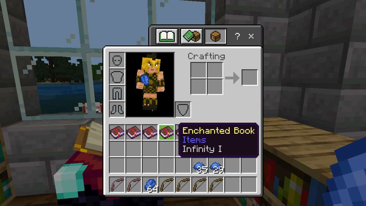 infinity bow enchantment