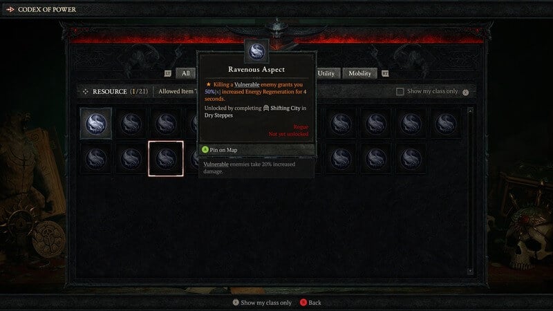 Ravenous Aspect