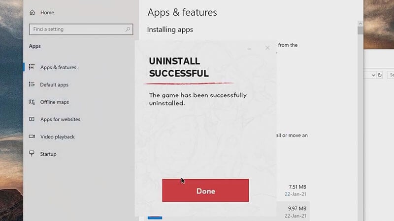 Uninstalling Valorant and Riot Client
