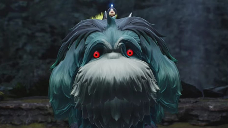 The final boss of Pikmin 4, the Ancient Sirehound, is scary, though not from a horror game.