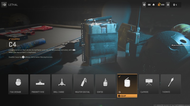 C4 DMZ Loadout