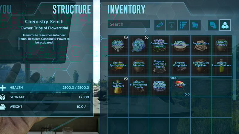 Chemistry Bench Crafting Station in Ark Survival Evolved