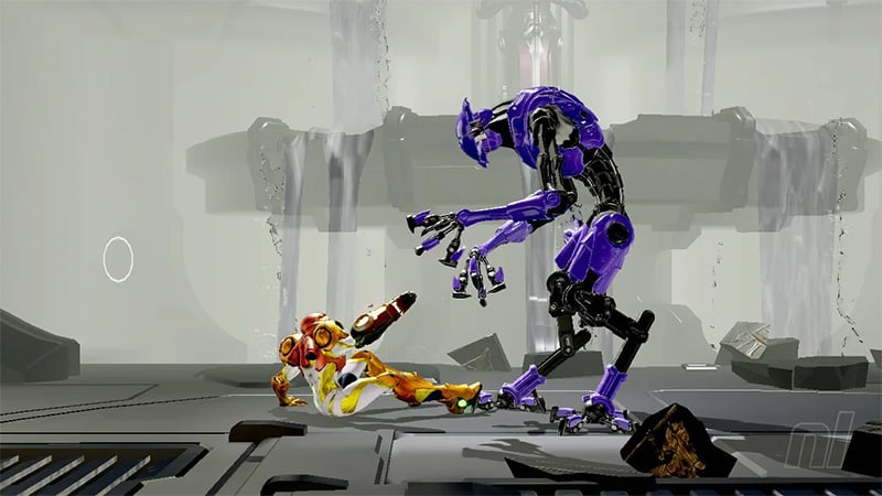 The E.M.M.I feel scary enough to be horror game enemies.