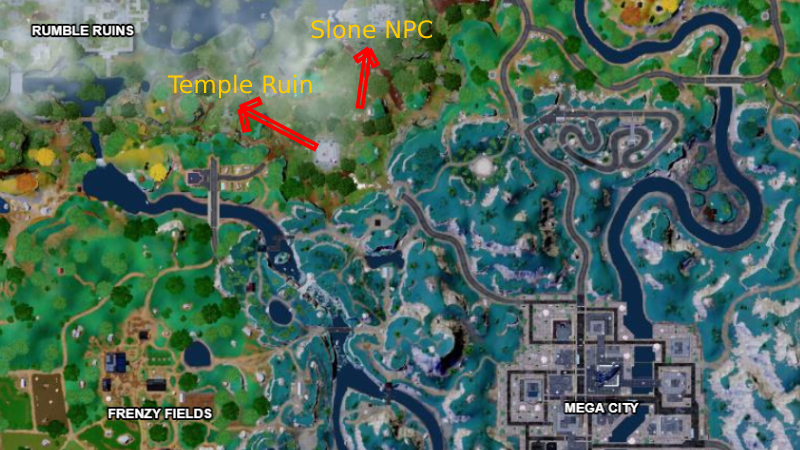 Fortnite temple ruin