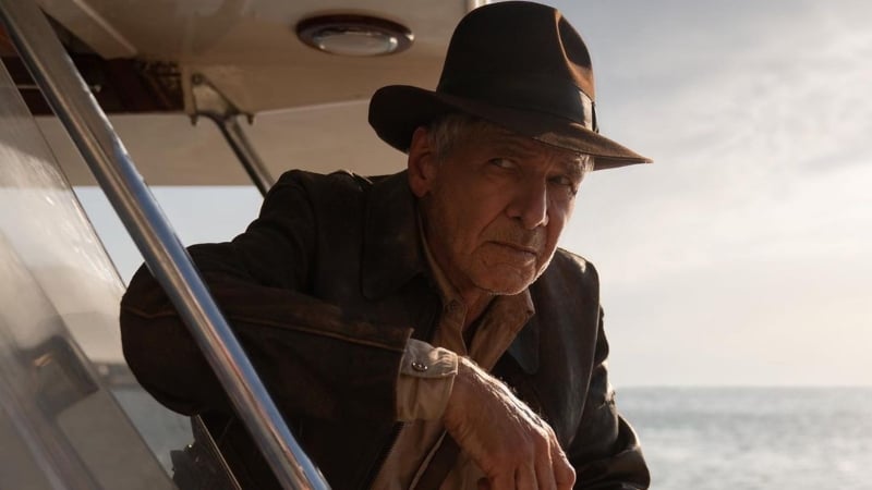 Harrison Ford dressed up as Indiana Jones for Empire magazine