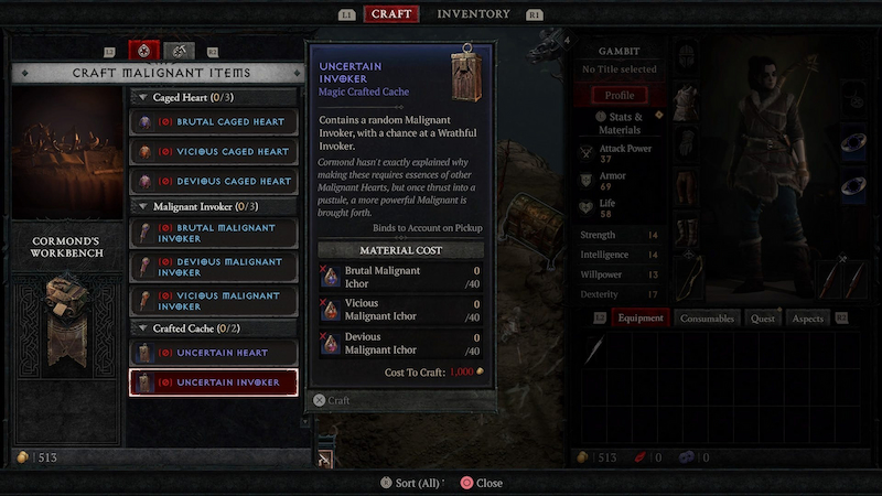 how to get wrathful invoker diablo 4