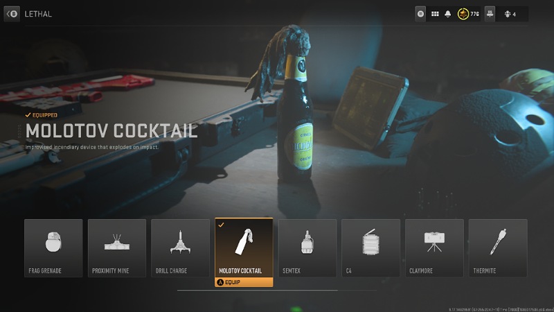 Molotov DMZ Loadout