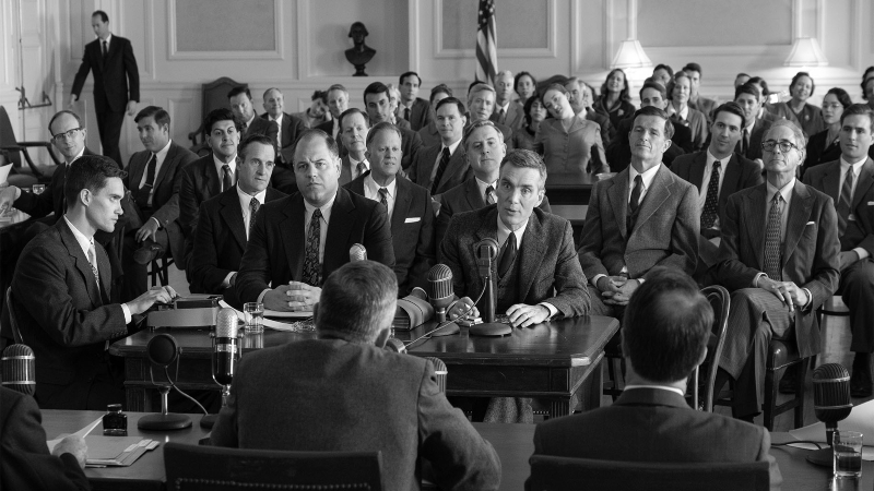 Oppenheimer film black and white