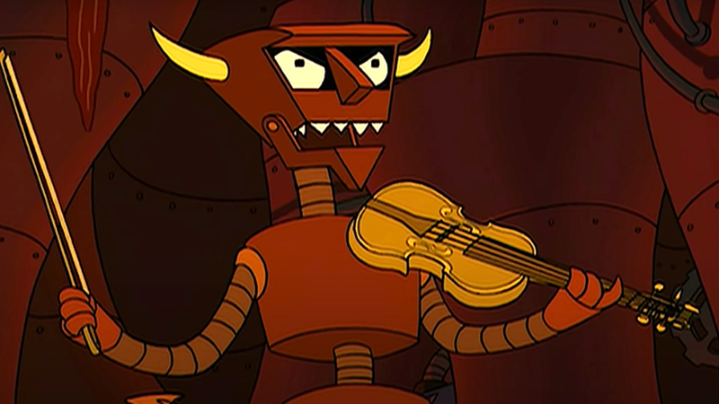Robot Devil Fidlle Bender