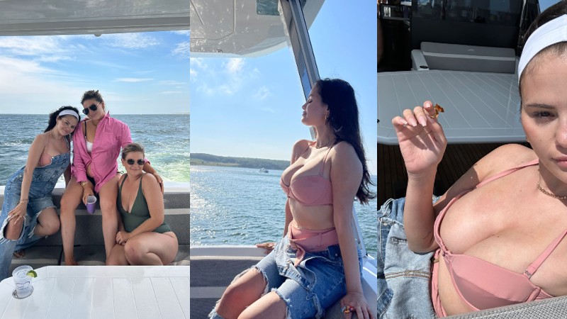 Selena Gomez flaunts stunning curves on a yacht