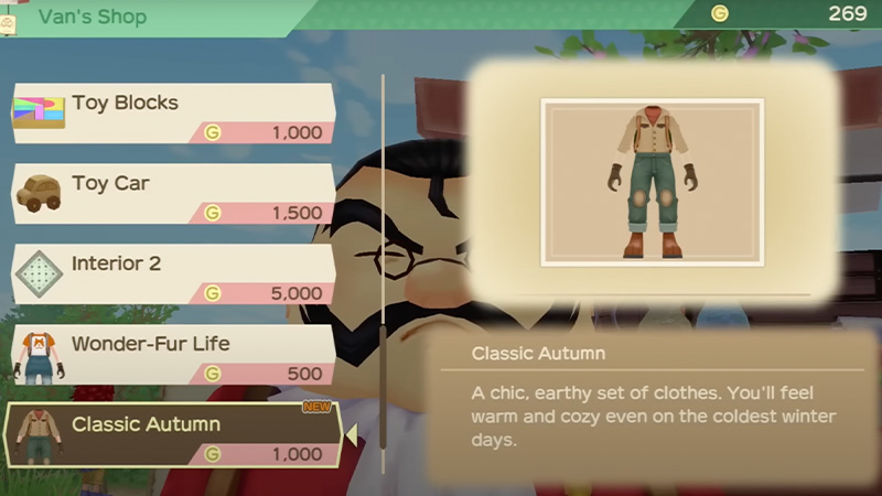 Story of Seasons: A Wonderful Life Outfits Guide - Van's Shop