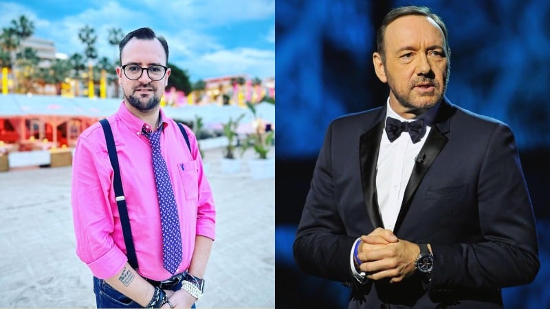 Gene Fallaize says Kevin Spacey seemed like a "nice guy" while recording his role in 'Control'