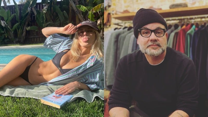 Samara Weaving joins 'Eenie Meanie' by Shawn Simmons (right).