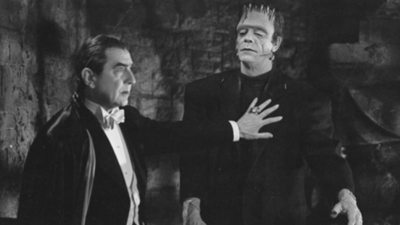 Dracula and Frankenstein from Abbott and Costello Meet Frankenstein
