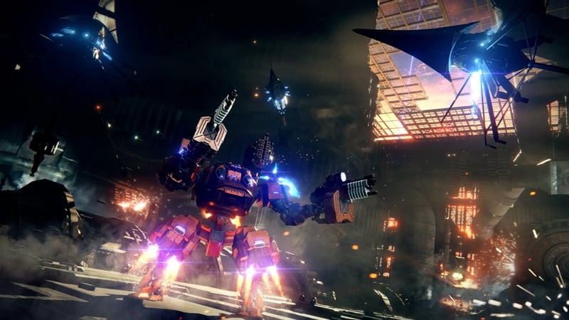 Armored Core 6 action.