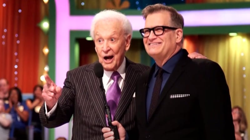 Bob Saget addresses audience on The Price Is Right