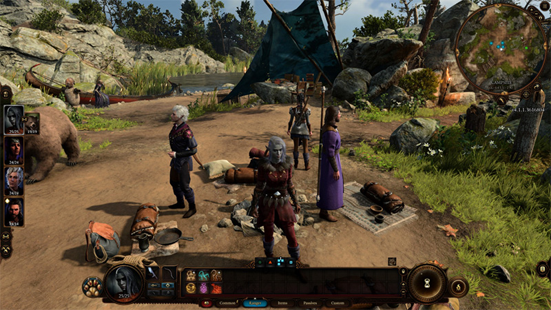 Spawing nude models in camp is a hilarious BG3 glitch.