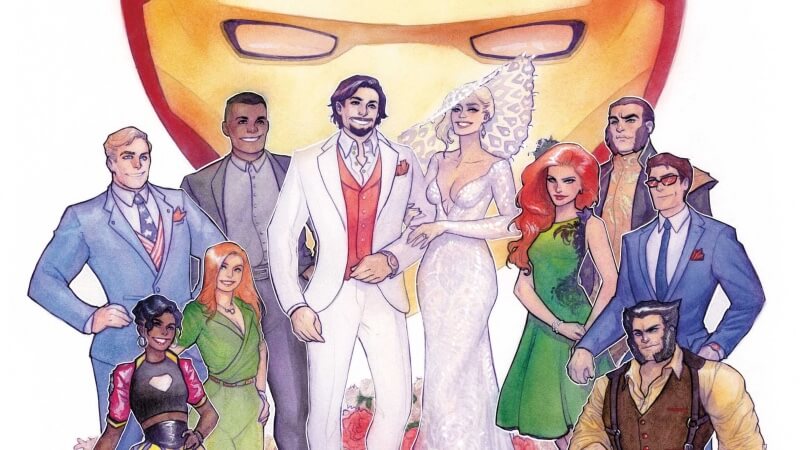 Emma Frost Wedding Tony Stark