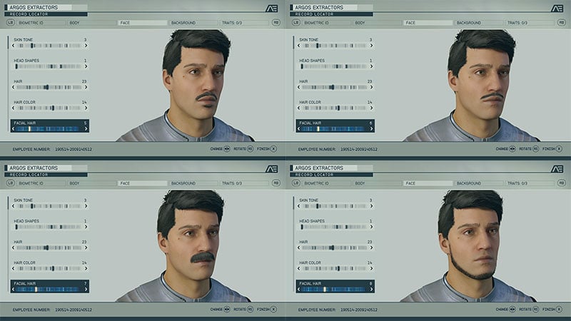 Face Hair 5-8