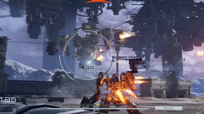Boss Fights in Armored Core 6 - Helicopter