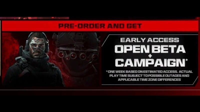 MW3 Early Access