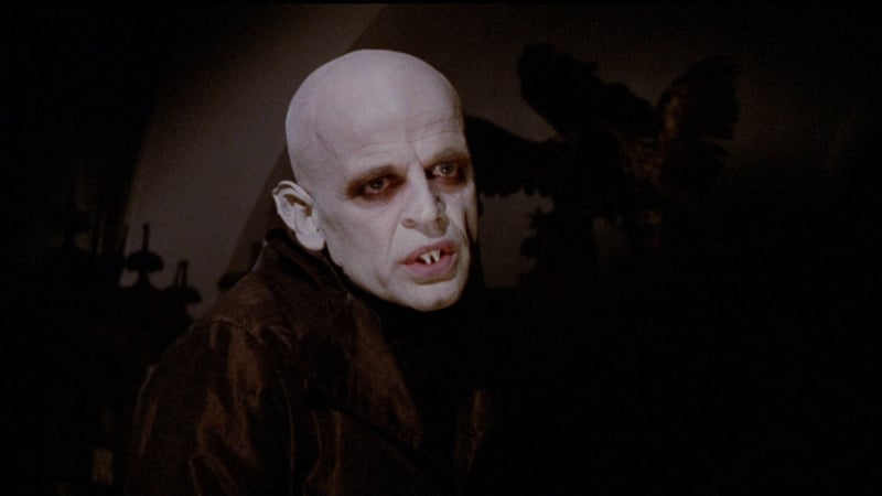 A creepy Nosferatu vampire from the 1979 remake