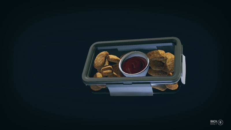 A container of food in Bethesda's new sci-fi IP