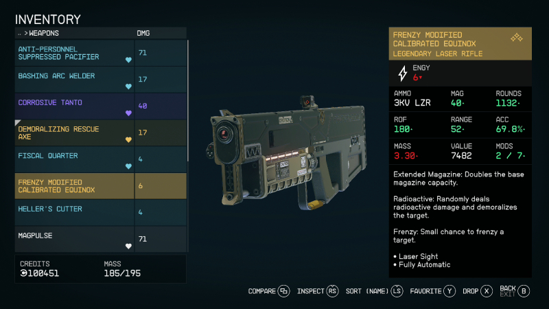 Legendary Weapon