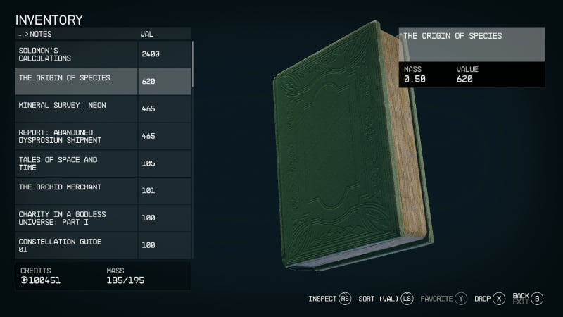 Lore Items