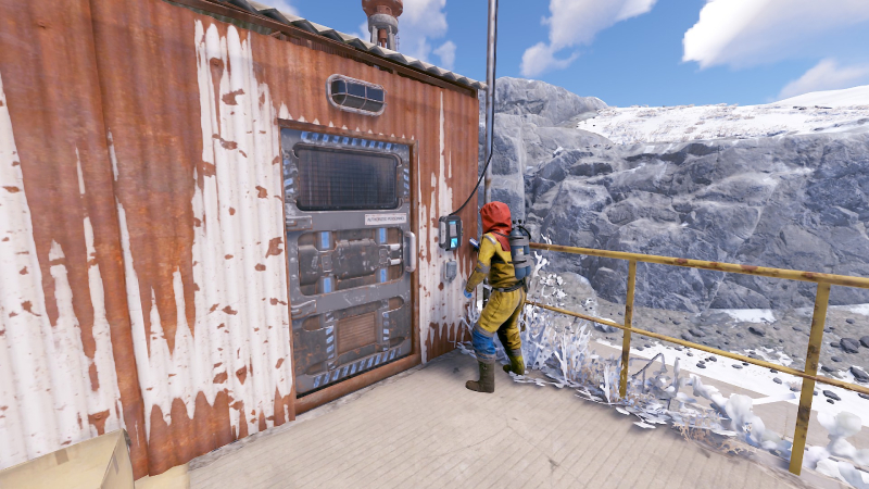 rust blue keycard