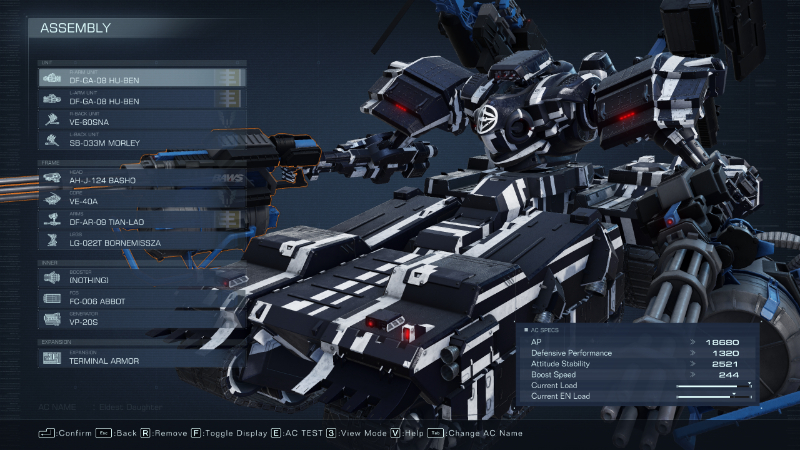 The Gatling Tank from AC6 by FromSoftware