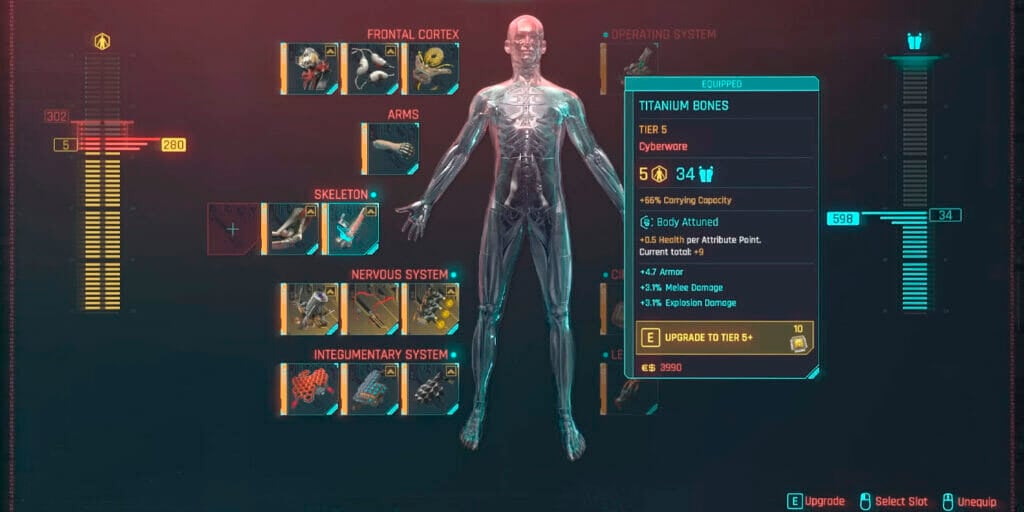 Cyberware in Cyberpunk 2.0