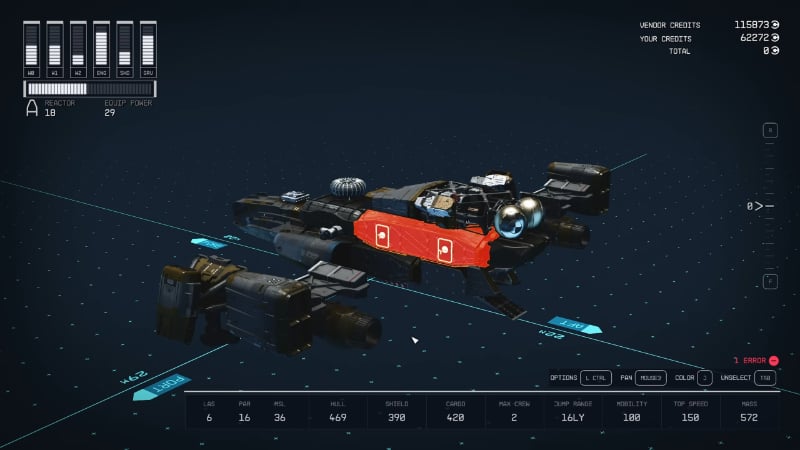 Starfield Ship