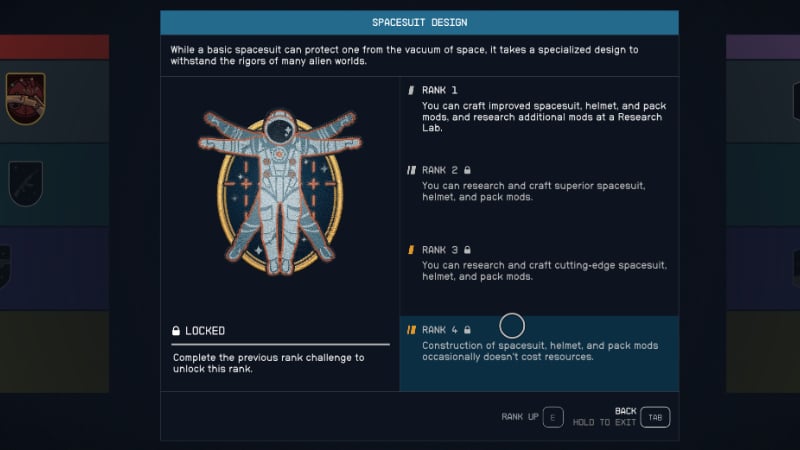 Description of one of the skills in Starfield, a mechanic that should be added to No Man's Sky
