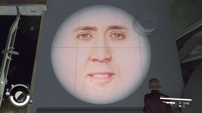 Starfield hilarious flashlight mods Nicolas Cage