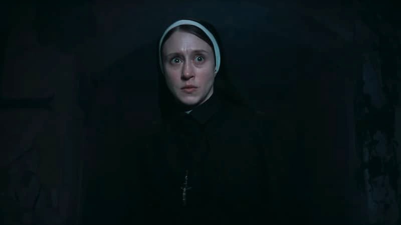 Taissa Farmiga as Sister Irene in The Nun II