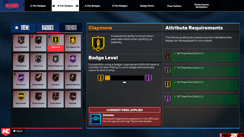 Ball Handling: NBA 2K24 Badge Requirements