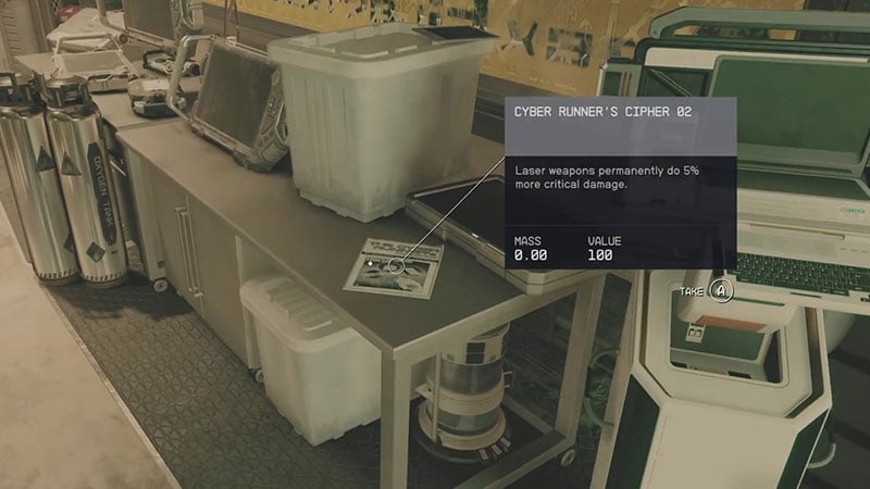 All Cyber Runner Starfield Magazine Locations
