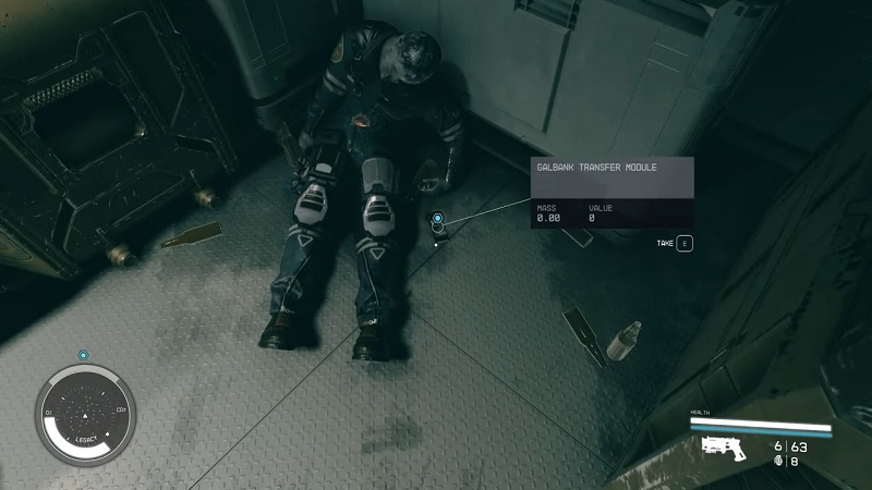 The Dead Crew Member with Key