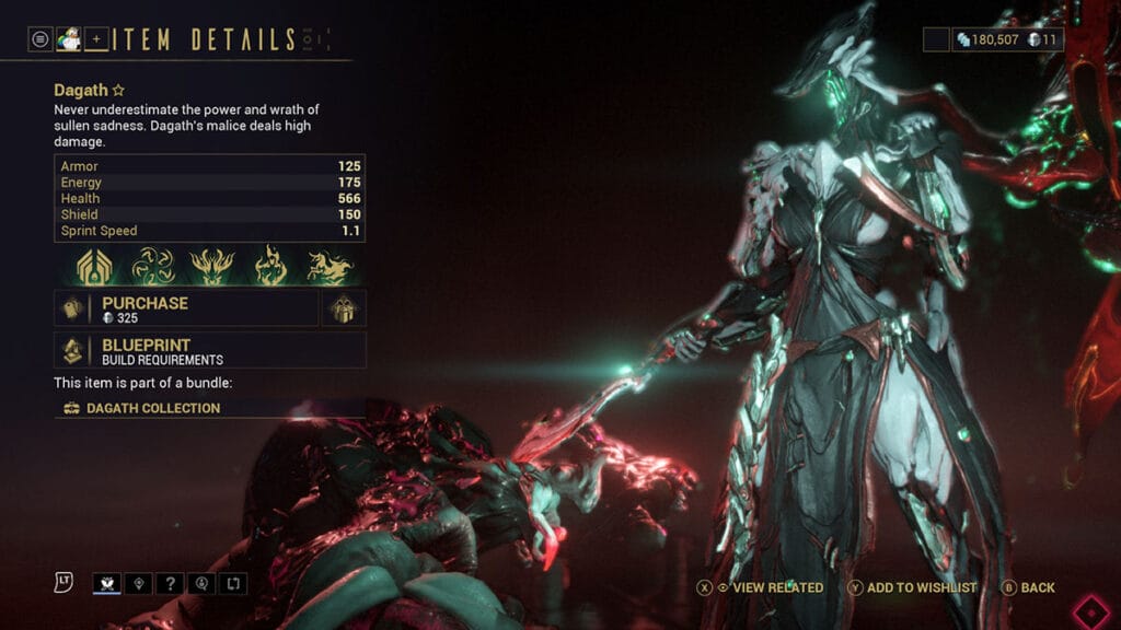 Warframe Market Dagath