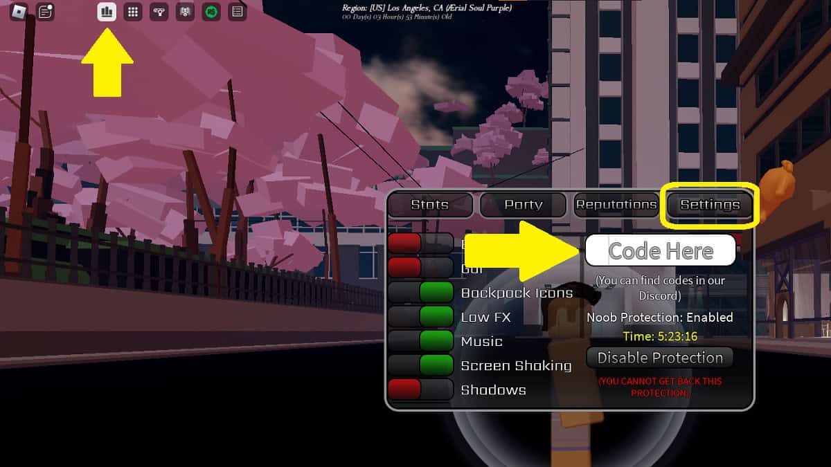 how to redeem roblox codes in peroxide