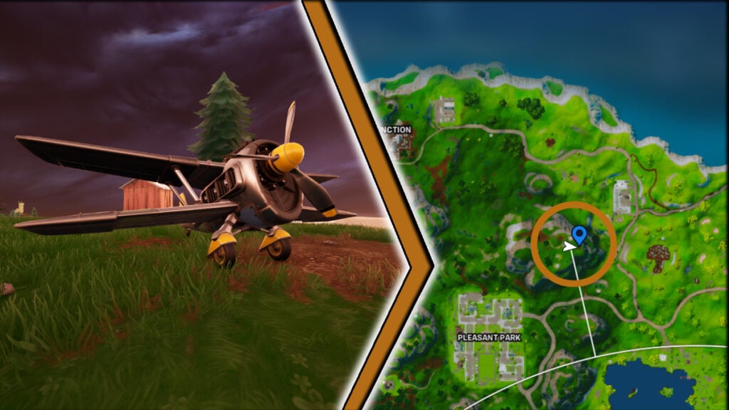 Fortnite OG Pleasant Park Mountain X 4 Stormwing locations