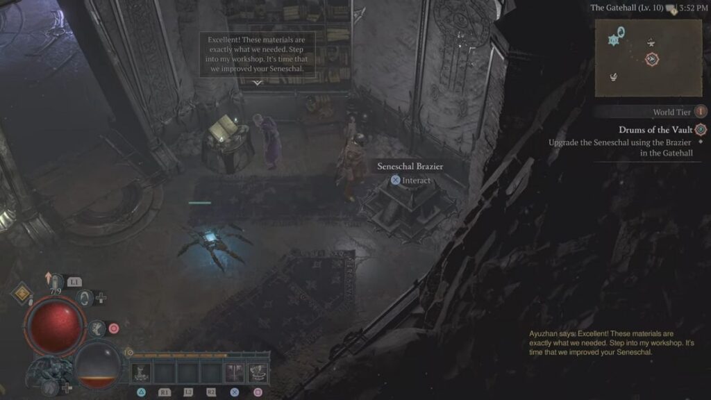 Fixing Seneschal Brazier in Diablo 4